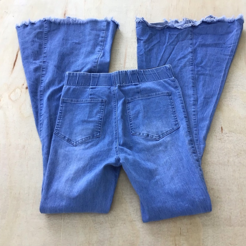 Newbury Kustom Pull-Up Denim Flare Jeans - Picture 5 of 16